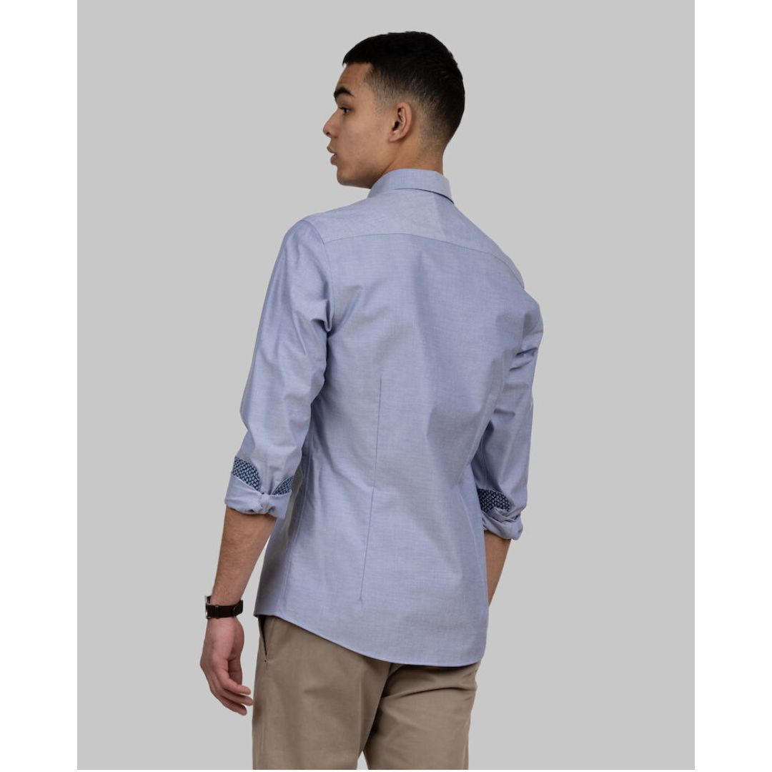 J.Harvest & Frost Skjorte Red Bow 121 Slim - Billede 4