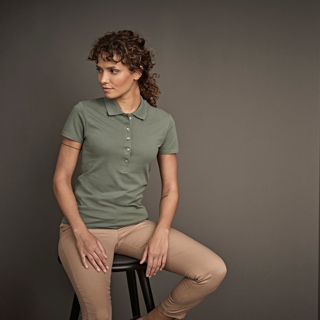TeeJays Womens Luxury Stretch Polo - Billede 3